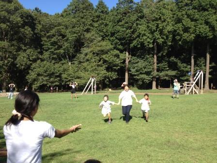 ママと一緒に運動会