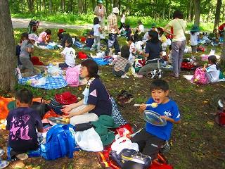 お芋を食べるひびき