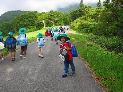 行きの徒歩