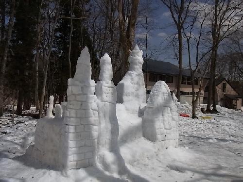 １３雪像１