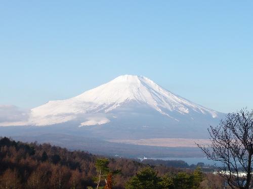 山中湖より富士山