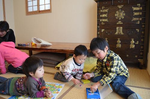 冬の遊びの会（すごろく、おとこのこ）