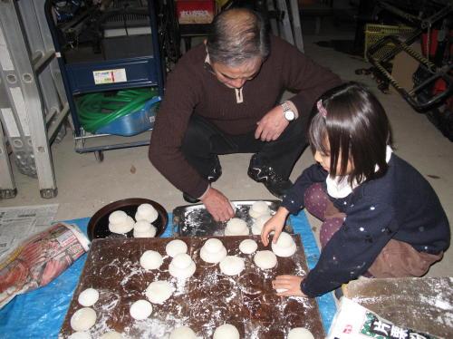 鏡餅づくり