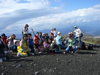 小富士の頂上で