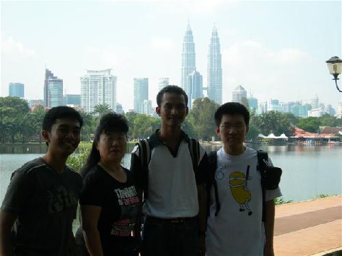 レイクパークにて