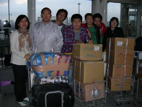 カンボジア出発－空港