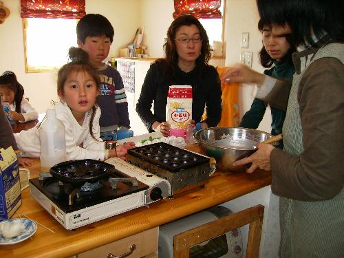 たこ焼き　焼き焼き♪