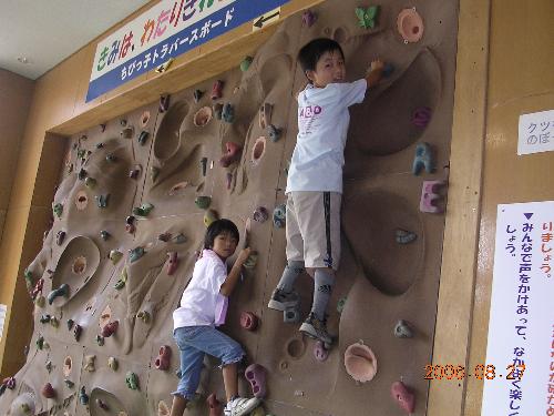 2006びわこ合同合宿ロッククライミング