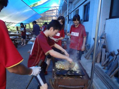 大学生合宿BBQ