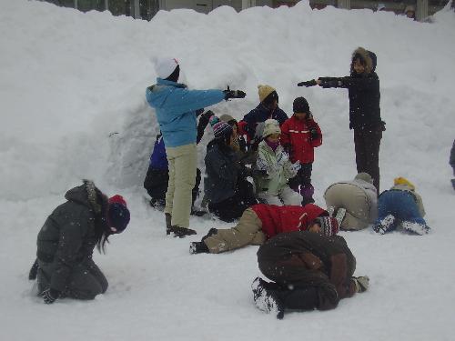 すごーい雪です