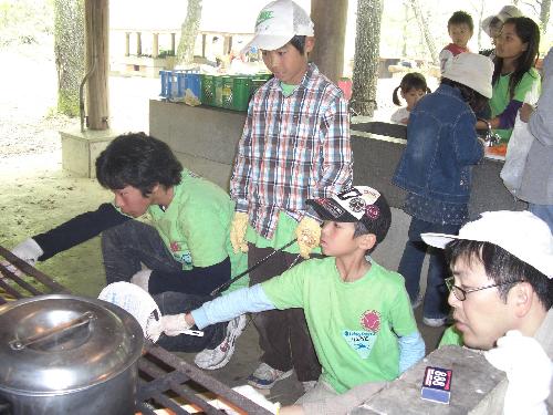 野外炊飯１