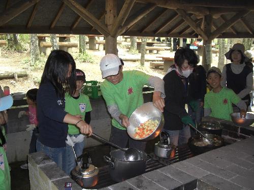 野外炊飯３