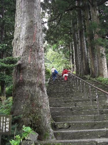 大山検定大山神神社石段