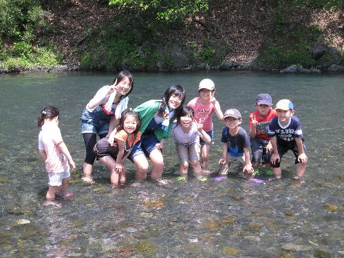 水はつめたいけど・・・