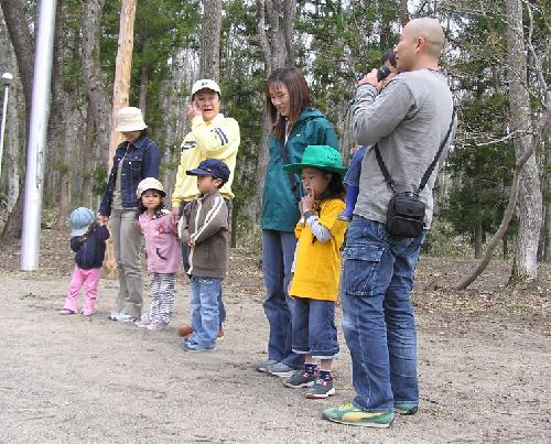 閉営式風景その１，参加者の感想発表