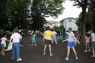 ラジオ体操もしたよ♪