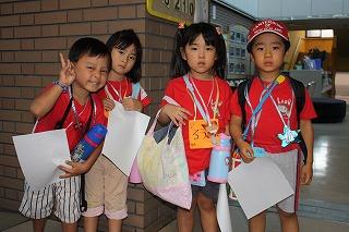 日帰り参加の幼稚園年少さん、年中さん♪