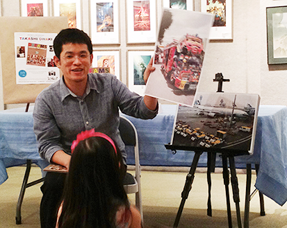 2012年４月、英語版dreamsの発売を記念して、NYの書店で子供たちと一緒に世界旅行