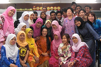 マレーシアの大学にて