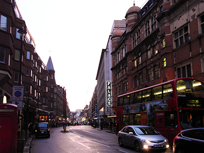 ロンドンの劇場街