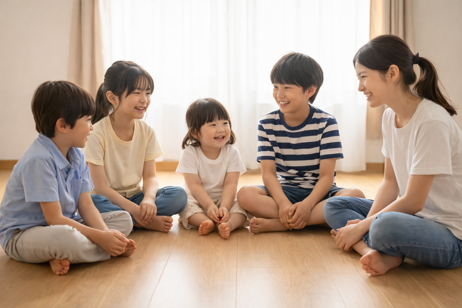 異年齢グループでの「学び合い」