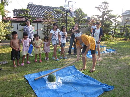 夏祭り　すいか
