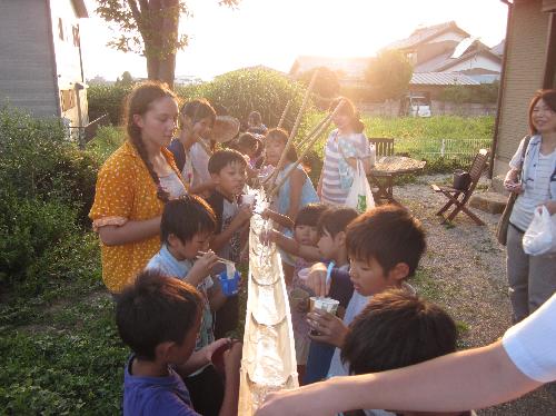 夏祭り　そうめん