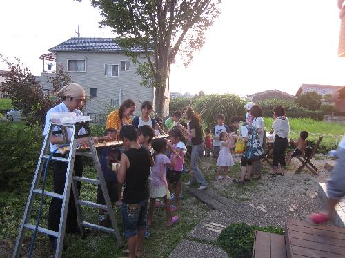 夏祭り　そうめん