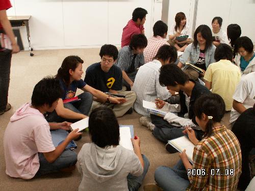 ＳＭ準備会グループ活動討議シーン