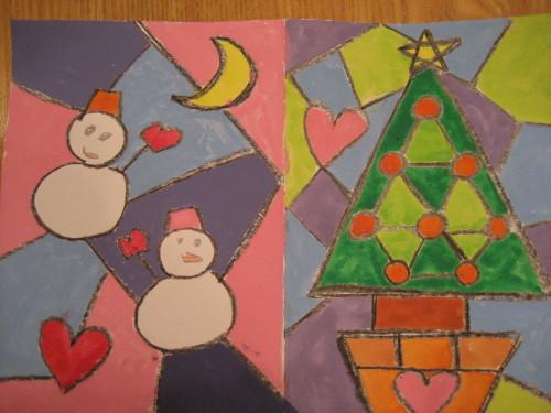 クリスマスカード①