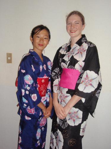 さきとテス、浴衣