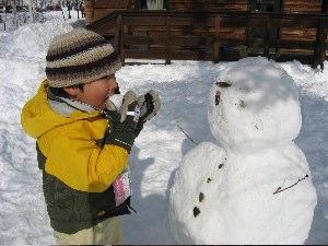 ゆきだるま本物
