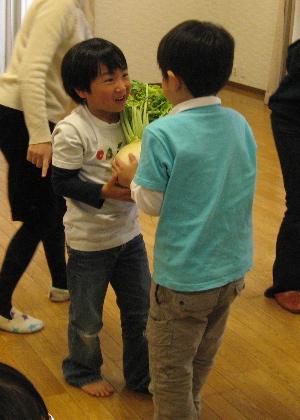 おおきな丸大根