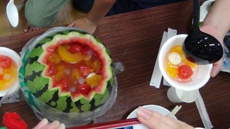 watermelon dish