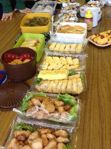 事前活動ー一品持ち寄りランチ