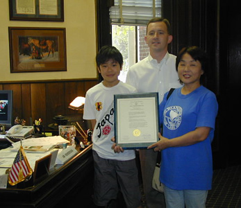 Franklin County のJudge Executive 表敬訪問