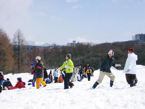 雪合戦！