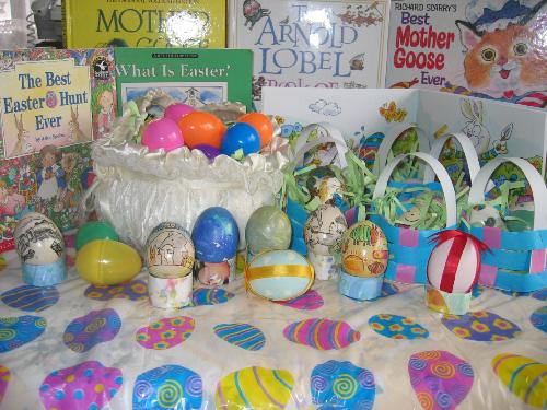 Easter eggs&books