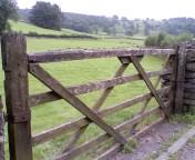 ニアソーリー木の柵