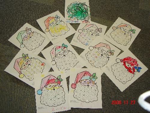 アドヴェントカレンダーサンタさん