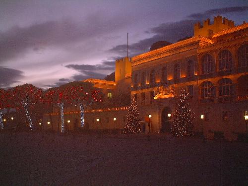 モナコ王宮クリスマスデコレーション