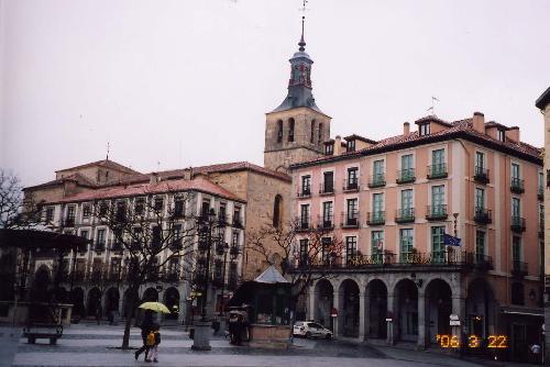 セゴビアのマヨール広場