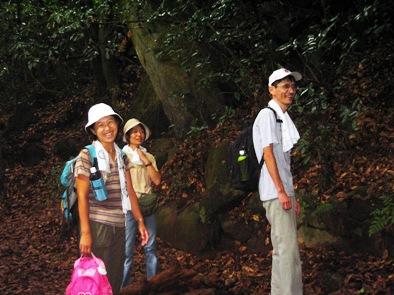 筑波山登山父母