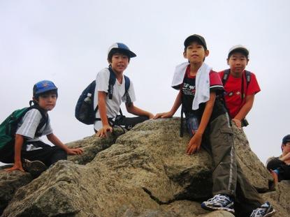 筑波山登山山頂