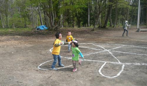 カミナリ公園？鬼ごっこなの！