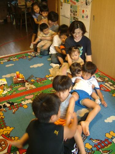 長い長いかぶの列