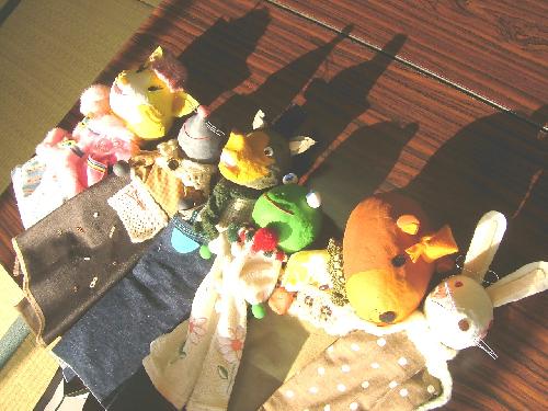 「てぶくろ」のお人形