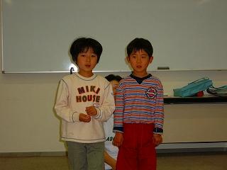 たいゆう君と勇太郎君･なぞなぞ発表